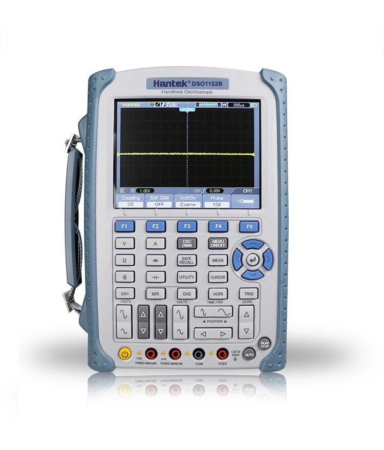 Цифровой Ручной осциллограф Hantek DSO1102B USB 100 МГц 2 канала 1 Гвыб/с 6000