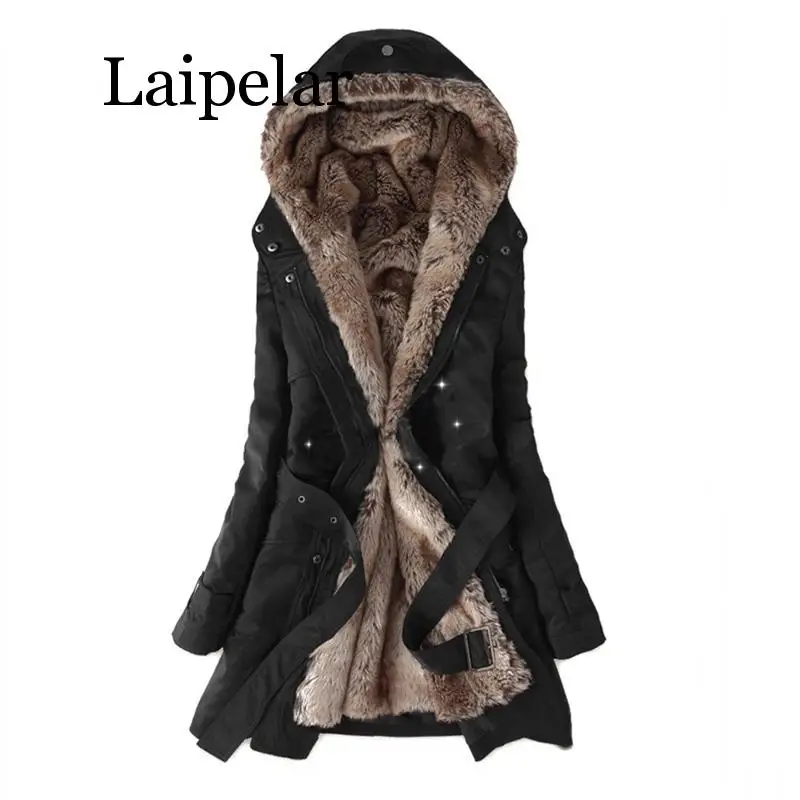

Laipelar Women Winter Jacket 2019 Casual Ladies Basic Coat feminina jacket Warm Long Sleeve women parkas