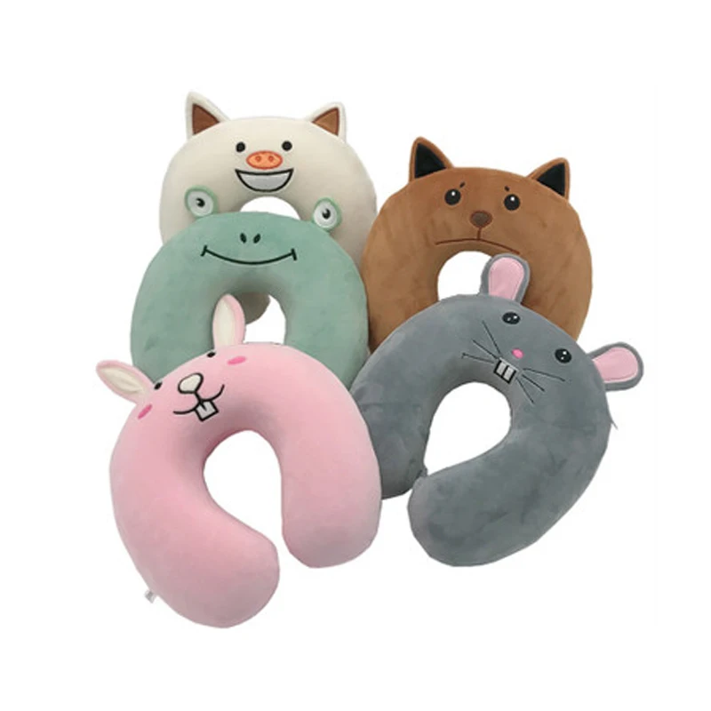 

Various Styles of Cartoon Neck Pillows Memory Foam U-shaped Pillows, Suitable for Children