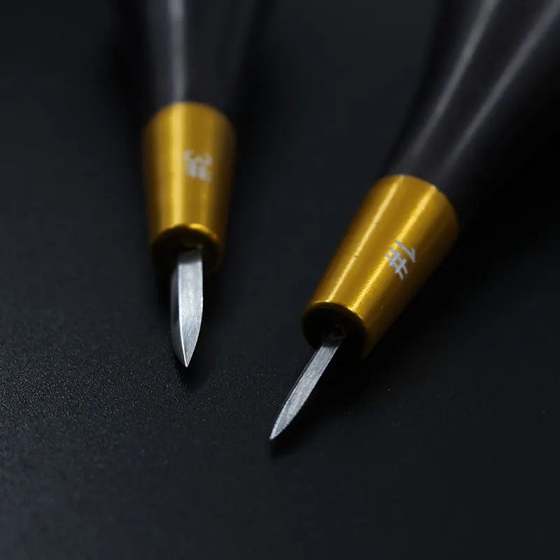 1 шт. высокого качества с рисунком ромба Шило кожа деревянная ручка Awl инструмент