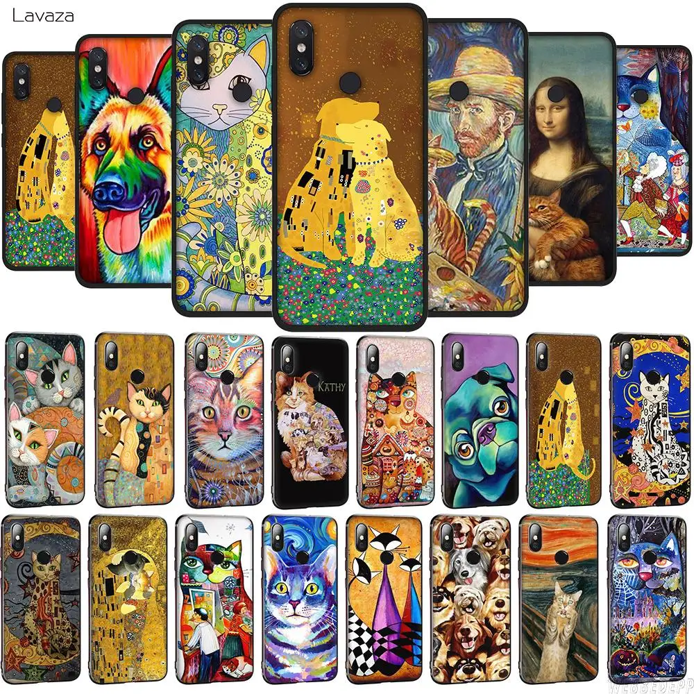 Lavaza Kiss by Gustav Klimt Cat dog ТПУ силиконовый чехол для телефона Xiaomi Mi 8 Lite 9 9T Pro A1 A2 A3 мягкий