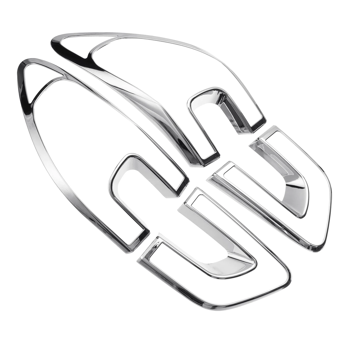 4 шт. Автомобильный задний светильник накладка рамка АБС ХРОМ украшение для Renault