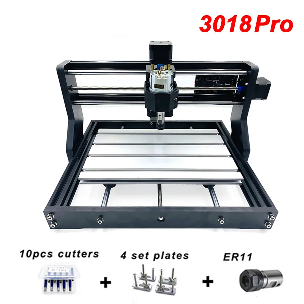 CNC 3018 PRO Laser Engraver Wood CNC Router Machine GRBL ER11 DIY Engraving Machine for Wood PCB PVC Mini CNC 3018 PRO Engraver