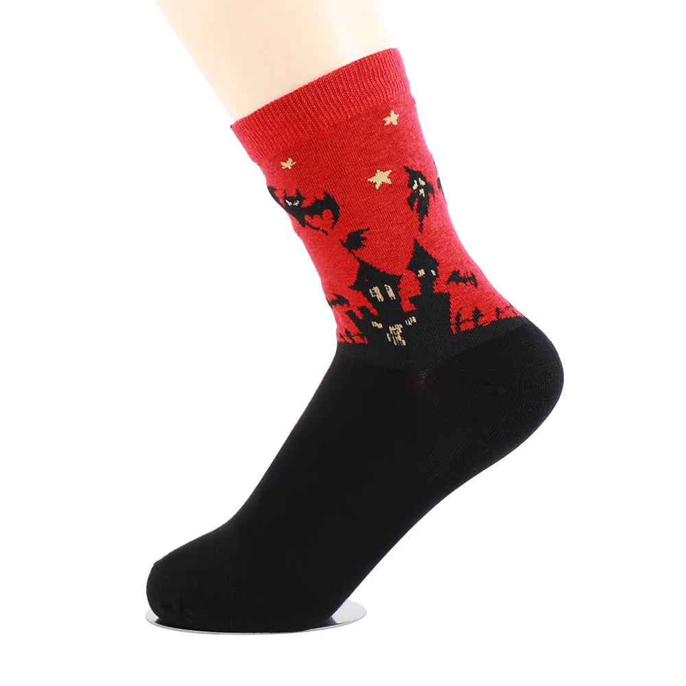 Носки хлопковые для мужчин и женщин креативные забавные пар с рисунком замка