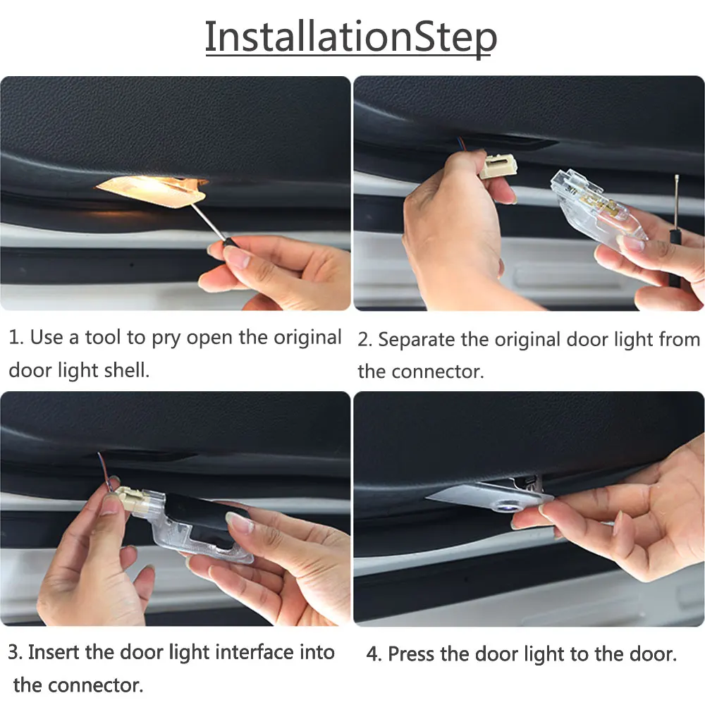 2X светодиодсветодиодный автомобильные двери Добро пожаловать Призрак Тень