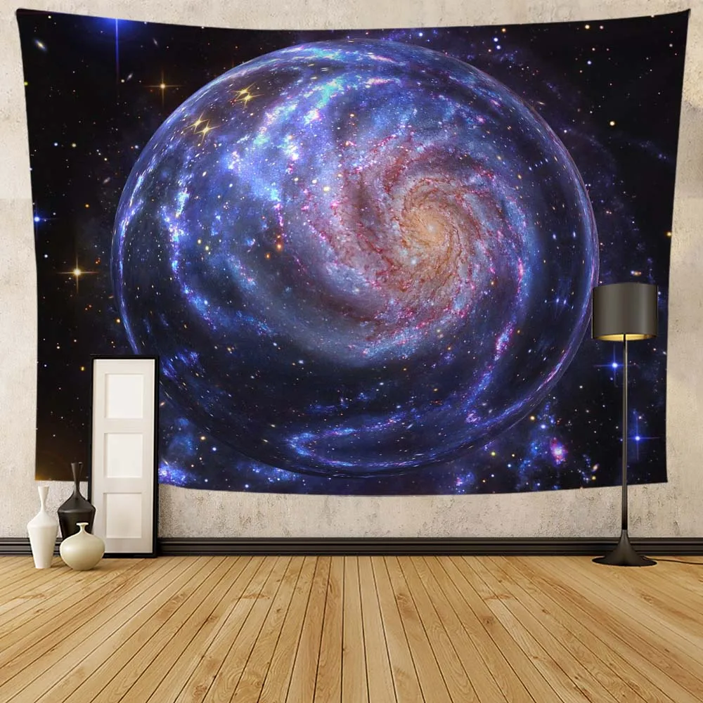 

Tapestry Wall Hanging Thin Cartoon Vast Universe Starry Sky Printed Wall Tapestry Home Bedroom Decor 0.75*1/1.3*1.5/1.5*2m 1pc