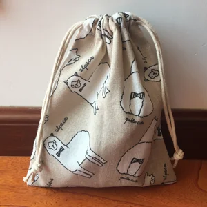 1 шт., многофункциональная Подарочная сумка из хлопка и льна