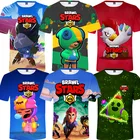 Футболка детская с шипами и звездами, с коротким рукавом