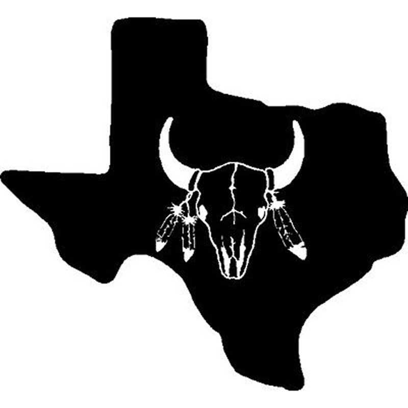 

Бампер Стикеры личность развлечения Техасский Череп коровы Стикеры западное Родео Творческий бамперный Стикеры 17 см * 16,1 см