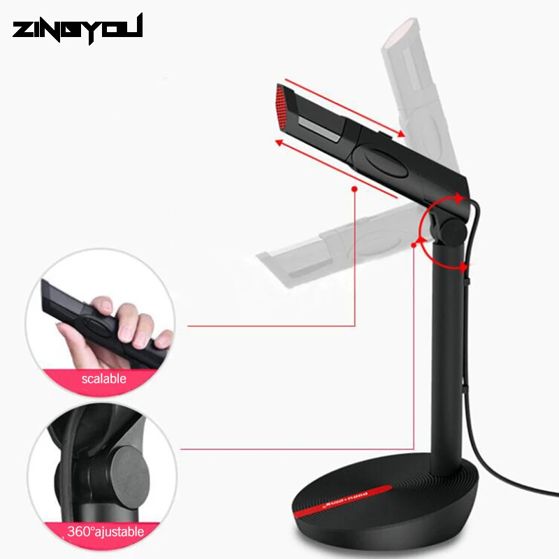ZINGYOU настольный USB микрофон конденсаторный проводной Ручной микрофонный