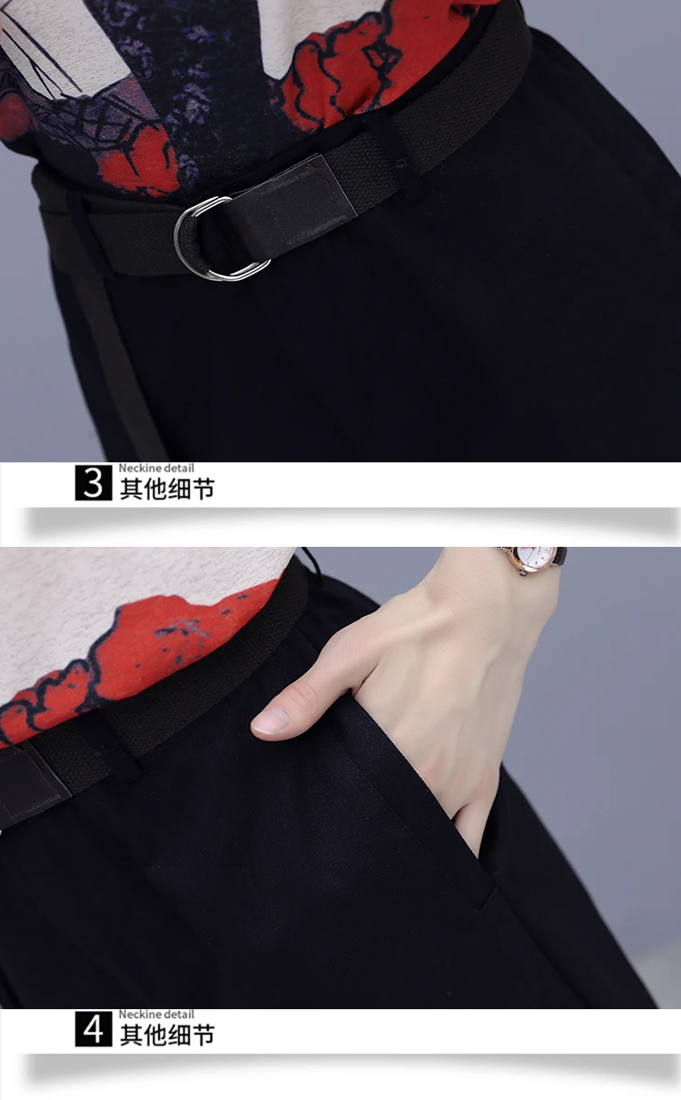 

2021 Women Summer Two Pieces Set Casual Short Sleeve print T-Shirt Tops + High Waist Short Pants Skirt Suit Outfits