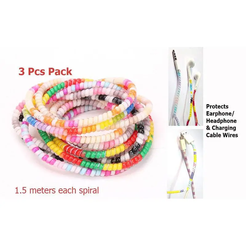 Протектор для кабеля передачи данных ТПУ градиентный спиральный кабель шнур и