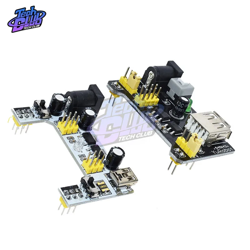 

3.3V 5V Breadboard Power Supply Module /MB102 white Breadboard Dedicated Power Module 2-way MB-102 Solderless Bread Board
