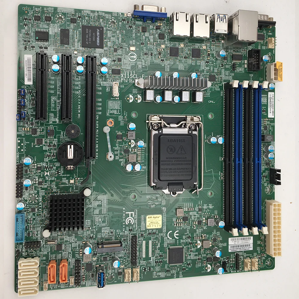 X11SCL-F Server Motherboard For Supermicro Single-channel C242 Chip LGA 1151 High Quality enlarge