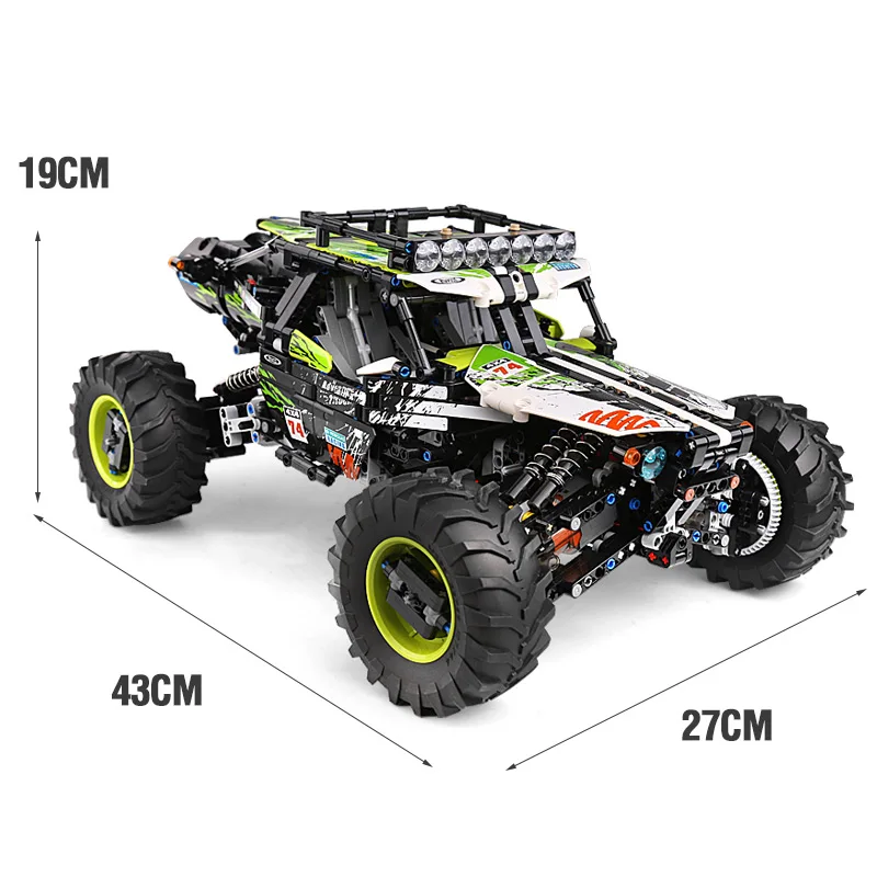 Yeshin Technic автомобильные игрушки MOC-19664 4WD RC багги автомобиль совместим с Lepining