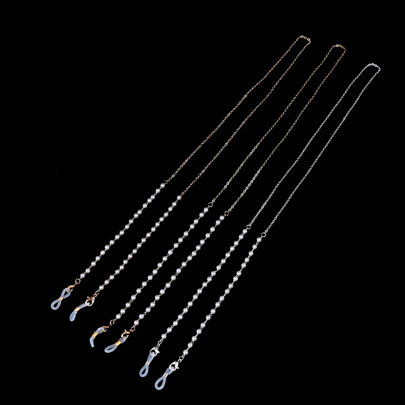 

Outside Casual Sunglasses Fashion Eyeglasses Chain Imitation Pearl Beads Trendy Accessory Chain Gift Mask Hanging Rope