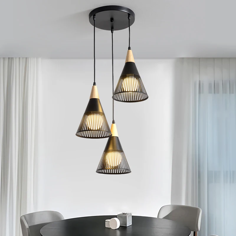 

Nordic Originality LED Pendant Light Modern Simplicity Personality Three Heads Hanging Lamp Kitchen Restaurant Lighting Fixtures