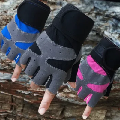 

Мужские и wo мужские Перчатки для фитнеса с половинными пальцами спортивные Весна и лето Открытый велосипедный и Коньковый Спорт Гантели тяжелая атлетика перчатки спортивные