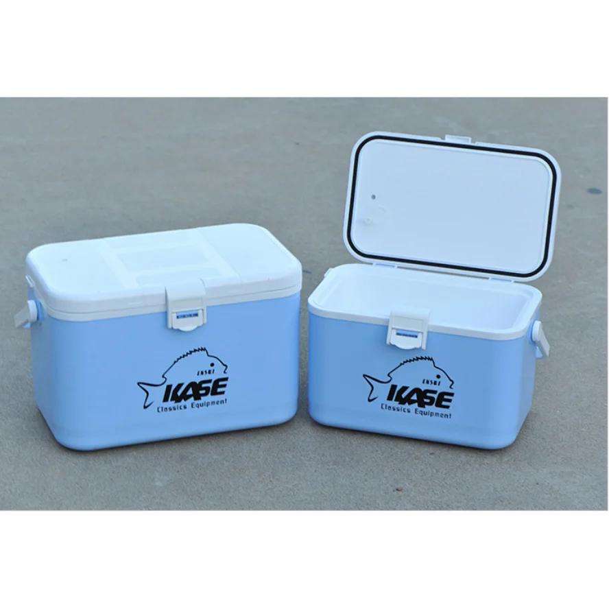 New product heat preservation shrimp live bait box with aeration pump fishing box small mini fishing box with strap + ice pack enlarge