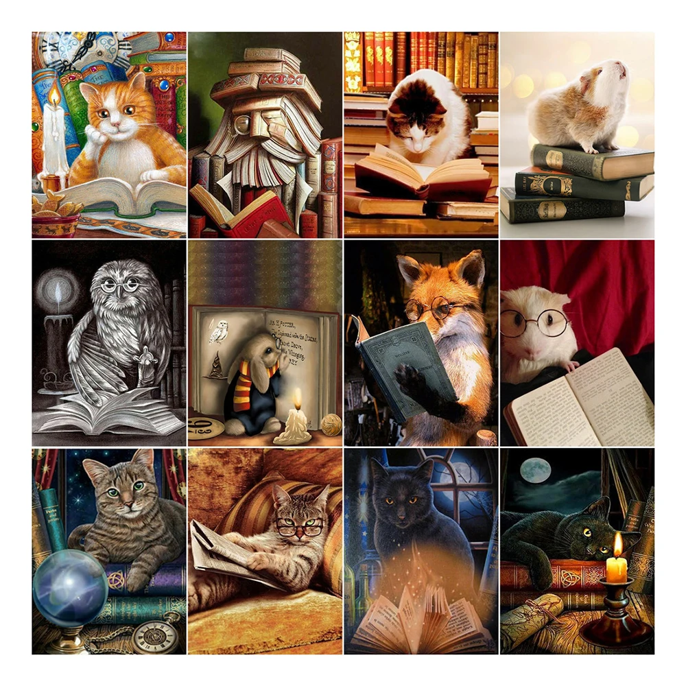 

Размер холста 5D Сделай Сам индивидуальная алмазная живопись вышивка крестиком животные квадратные Круглые бриллианты фотоподарки