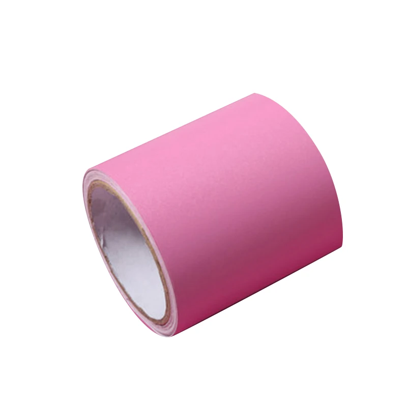 Matte Pink Простой пояс однотонного цвета линия самоклеющиеся обои граница пол коридор Декор для гостиной водонепроницаемые плинтусы наклейки на стену - Цвет: Matte Pink