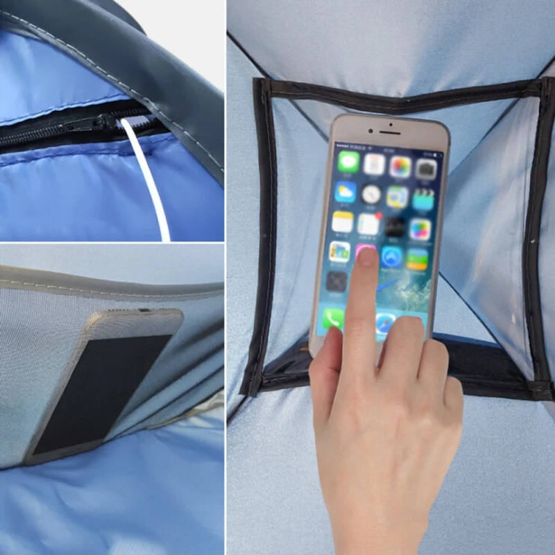 

Beach Headrest Sunshade Tent UV-protecting Sunshelter Automatic Opened Portable Outdoor Camping Sunshade Tent For Adults Kids