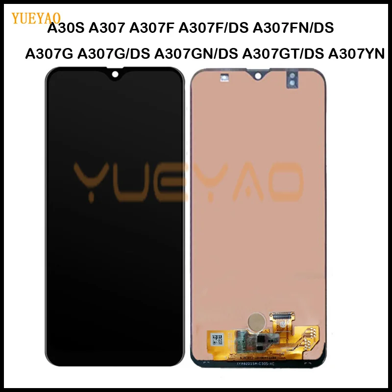 ЖК-дисплей 6 4 дюйма для Samsung Galaxy A307 A30S с сенсорным экраном дигитайзер в сборе