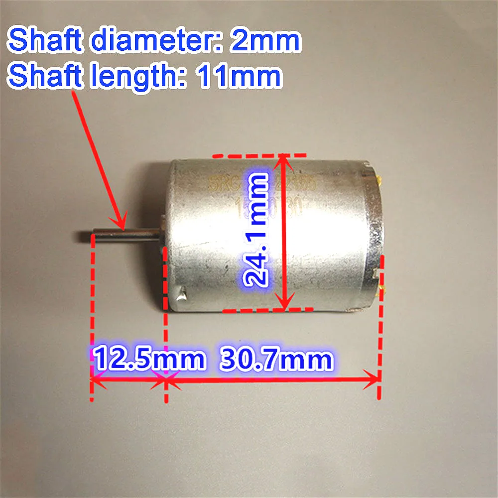 Миниатюрный электродвигатель постоянного тока 3 В 12 370 6 в 9 высокоскоростная