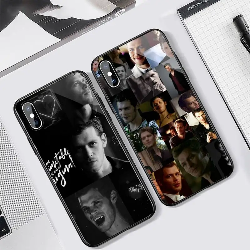 

The Vampire Diaries Klaus Mikaelson Phone Case Tempered glass For iphone 6 7 8 plus X XS XR 11 12 13 PRO MAX mini