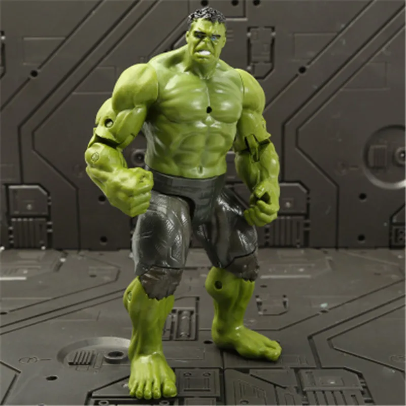 hulk16cm Hasbro Marvel Мстители Q версия Железный Человек Робот Тор Капитан Америка модель человека-паука кукла игрушка для детей подарок - Цвет: hulk16cm