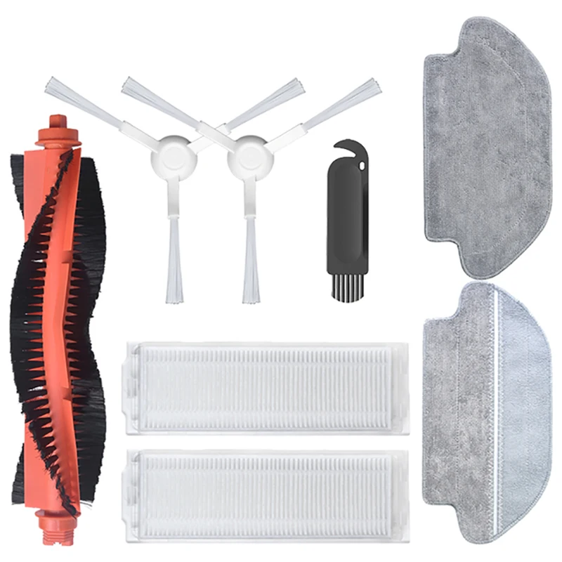 

8Pcs For Xiaomi Mijia STYTJ02YM Robot Vacuum Cleaner Main/Side Brush Hepa Filter Mop Cloth Parts Accessories