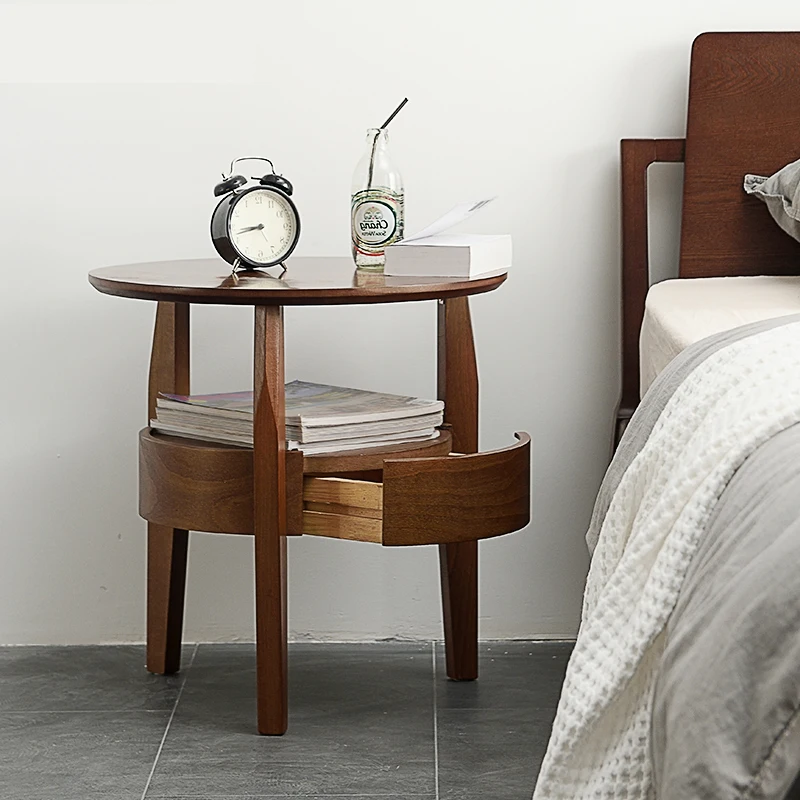 

Мебель для гостиной, круглые журнальные столики, столы, деревянный боковой столик для дивана, маленький обеденный стол, прикроватный шкаф, современный простой