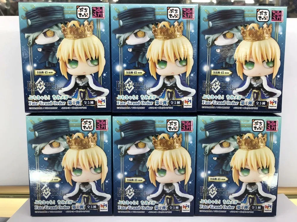 6 шт./компл. Fate Grand Order Fate FGO Saber Mash Kyrielight аниме фигурка ПВХ Новая коллекция Коллекция игрушечных фигурок