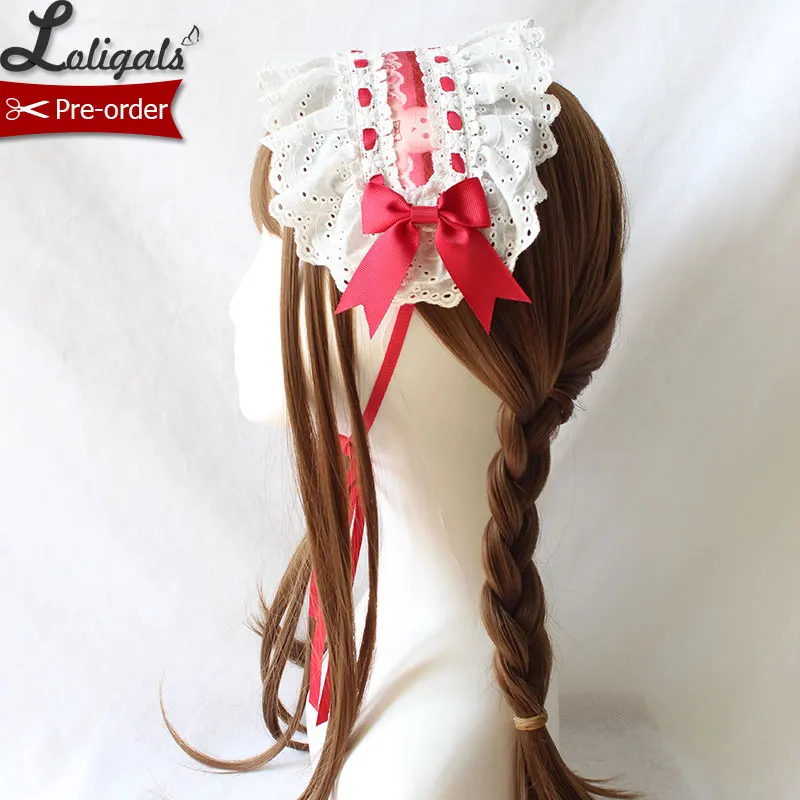 

Повязка на голову, аксессуары для волос из кружева от Alice Girl