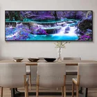 DIY Алмазная вышивка Красивый водопад дерево полный квадрат круглый алмазная живопись Набор для вышивки крестом мозаика наклейки большой FF958