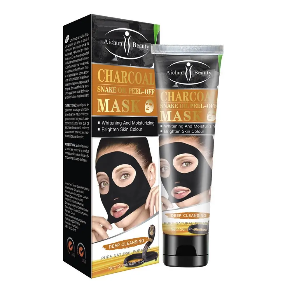 

1PC Blackhead Remover Face Mask Deep Cleaning Skin Care Peel Off Masks Purifying Blackhead Black Bamboo Charcoal Masks TSLM2