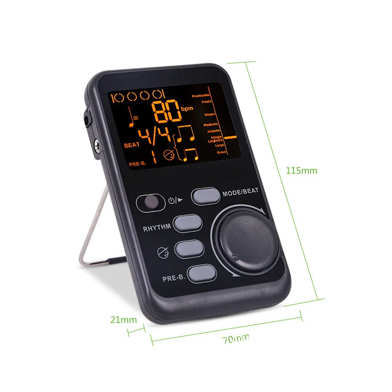 WSM-240 метро-тюнер ритм устройства Портативный электронный метроном Универсальный