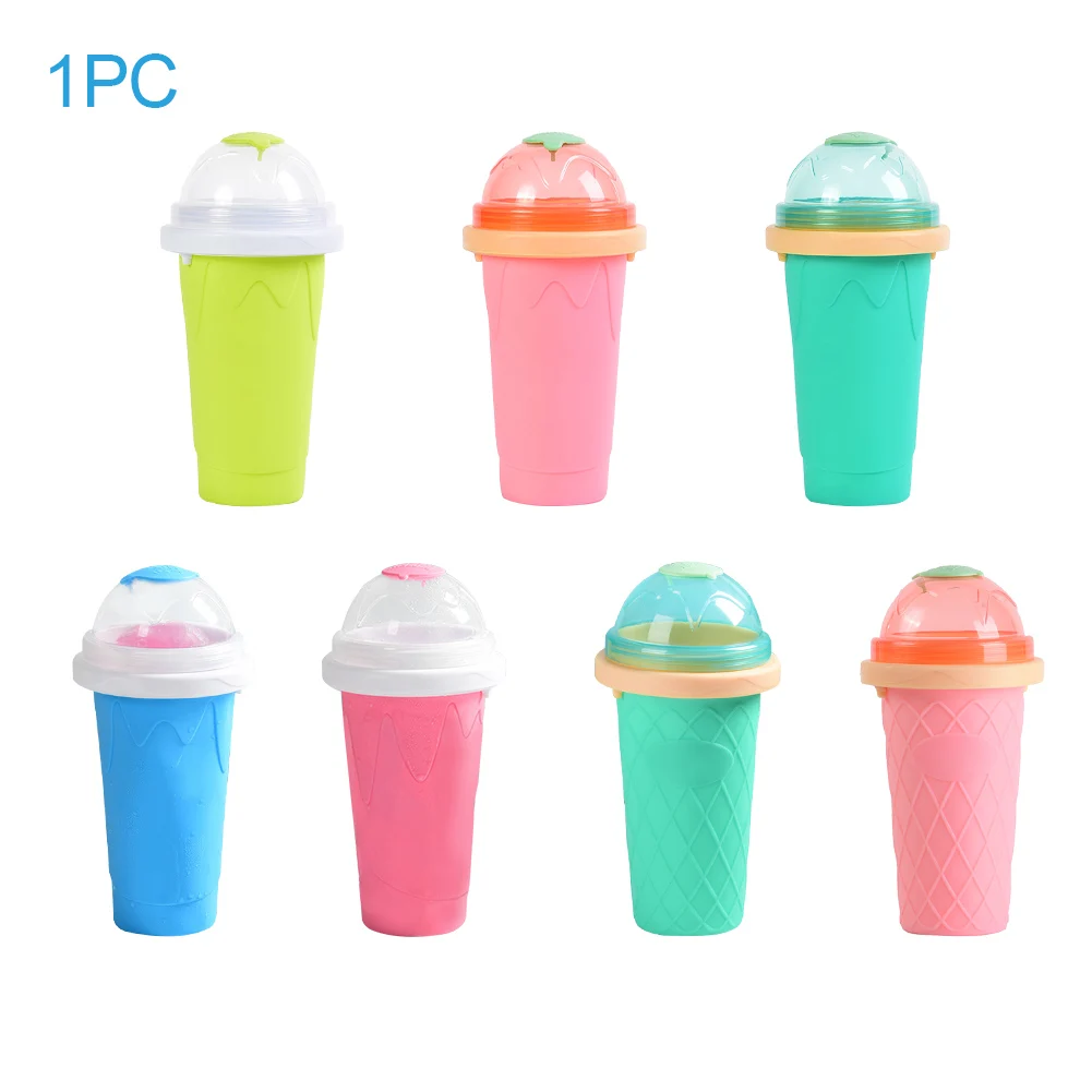 

Protable Quick Frozen Mug Smoothie Cup Homemade Slushy Maker DIY Ice Cream Milkshake Tool Magic Squeeze Durable Cooling Reusable