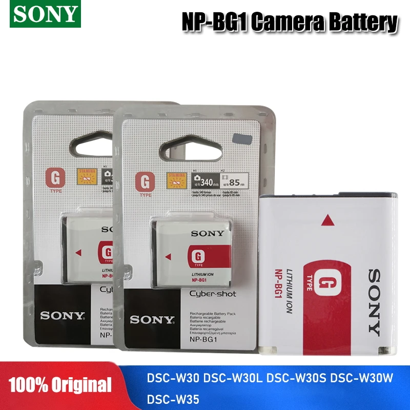 Оригинальный аккумулятор для камеры Sony NP-BG1 NP BG1 NPBG1 FG1 DSC W120 W125 W130 W150 W170 W200 W210 W220 W230
