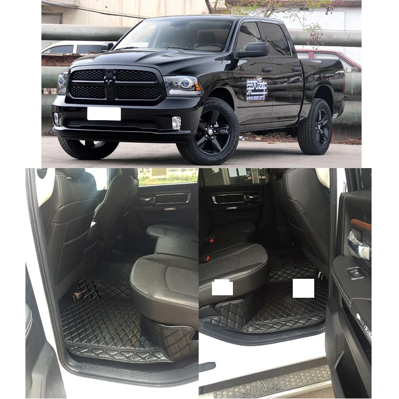 Lsrtw2017 кожаные автомобильные коврики для dodge Ram 1500 2500 3500 2009- 2013 2012 аксессуары ковры коврики