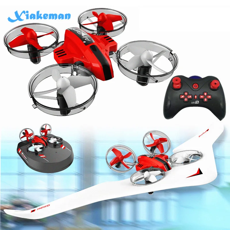 3 в 1 RTF Квадрокоптер с дистанционным управлением морского судна Земля воздух 2 4G 6