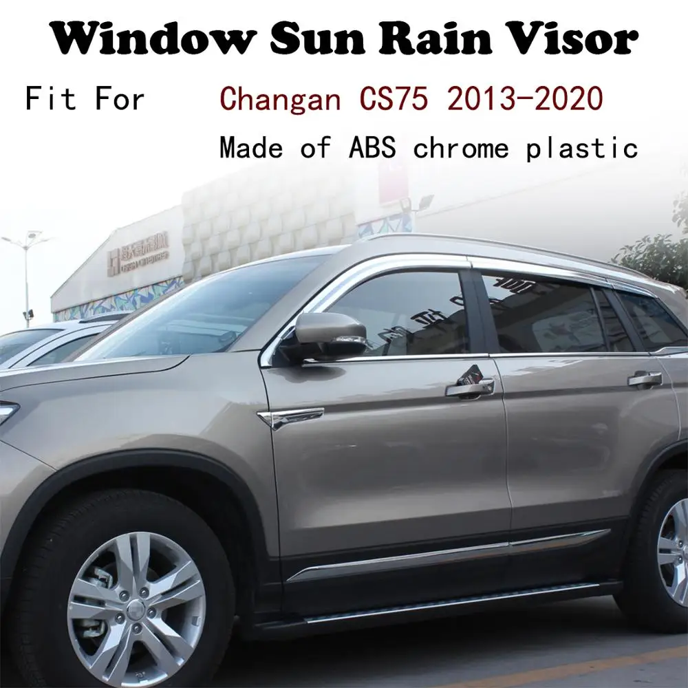 

Козырёк на окно, из АБС-пластика, для защиты от солнца и дождя, Changan CS75 2013-2020
