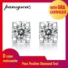 Женские серьги-гвоздики из серебра 100% пробы, 925-1 карат