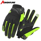 Водонепроницаемые мотоциклетные перчатки, всесезонные дышащие перчатки с пальцами для сенсорных экранов, Нескользящие Мотоциклетные Перчатки