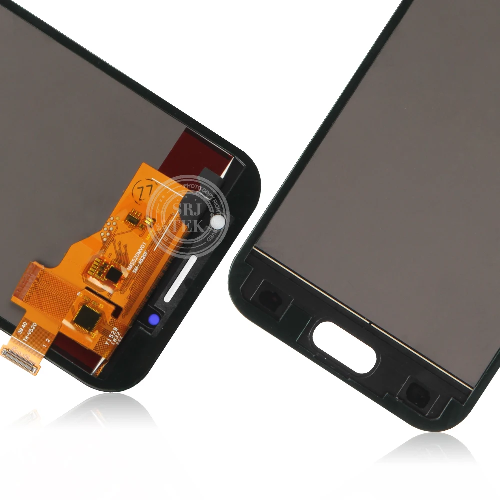 Can adjust brightness LCD For Samsung Galaxy A5 2017 A520 SM-A520F Display Touch Screen Digitizer Assembly Replaces | Мобильные