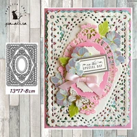 panalisacraft lace frame background metal cutting dies and stamps cut die scrapbooking album paper card craft embossing