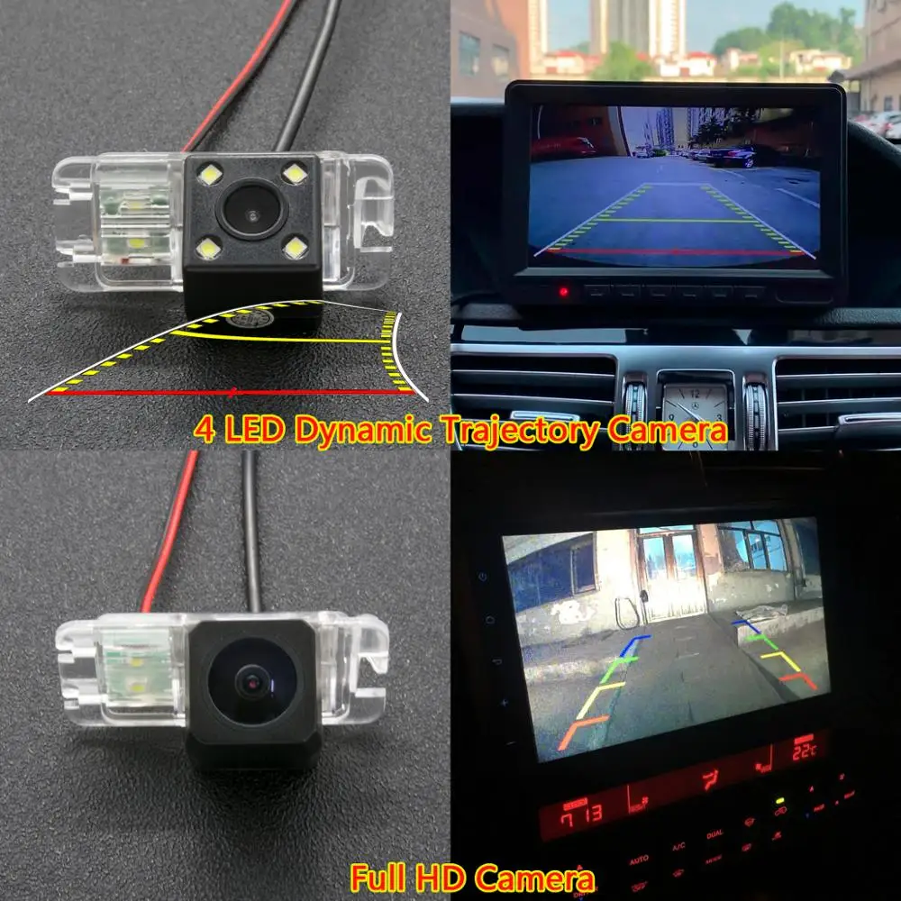 Беспроводная камера заднего вида с динамической траекторией для Ford Mondeo Fiesta Focus