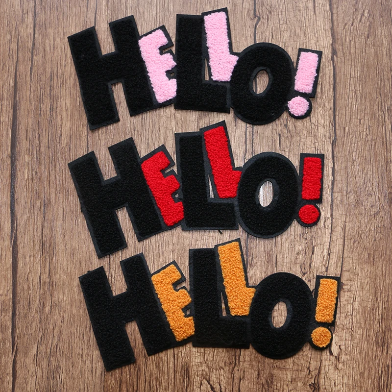 Черно красная пудра Здравствуйте! Вышитые нашивки с буквами и знаком шенили для