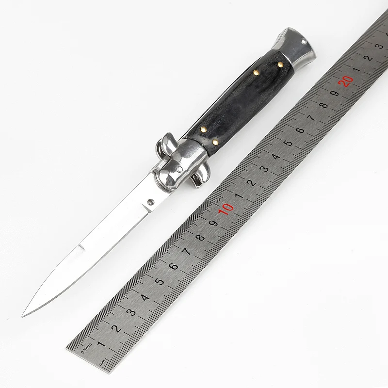 Карманный складной нож AKC быстрооткрывающийся итальянский клинок 9 дюймов с