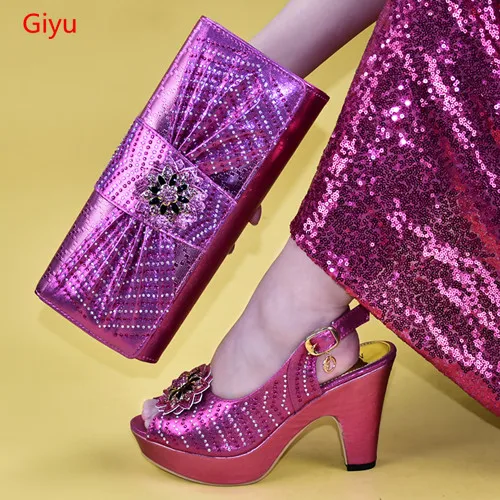 Doershow новейший итальянский комплект из туфель и сумочки. Комплект сумочки в